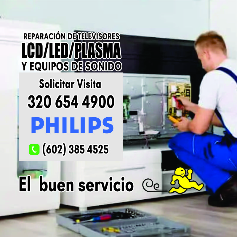 reparacion televisores Phillis en Cali de Americanc Television | www.americanctelevision.com